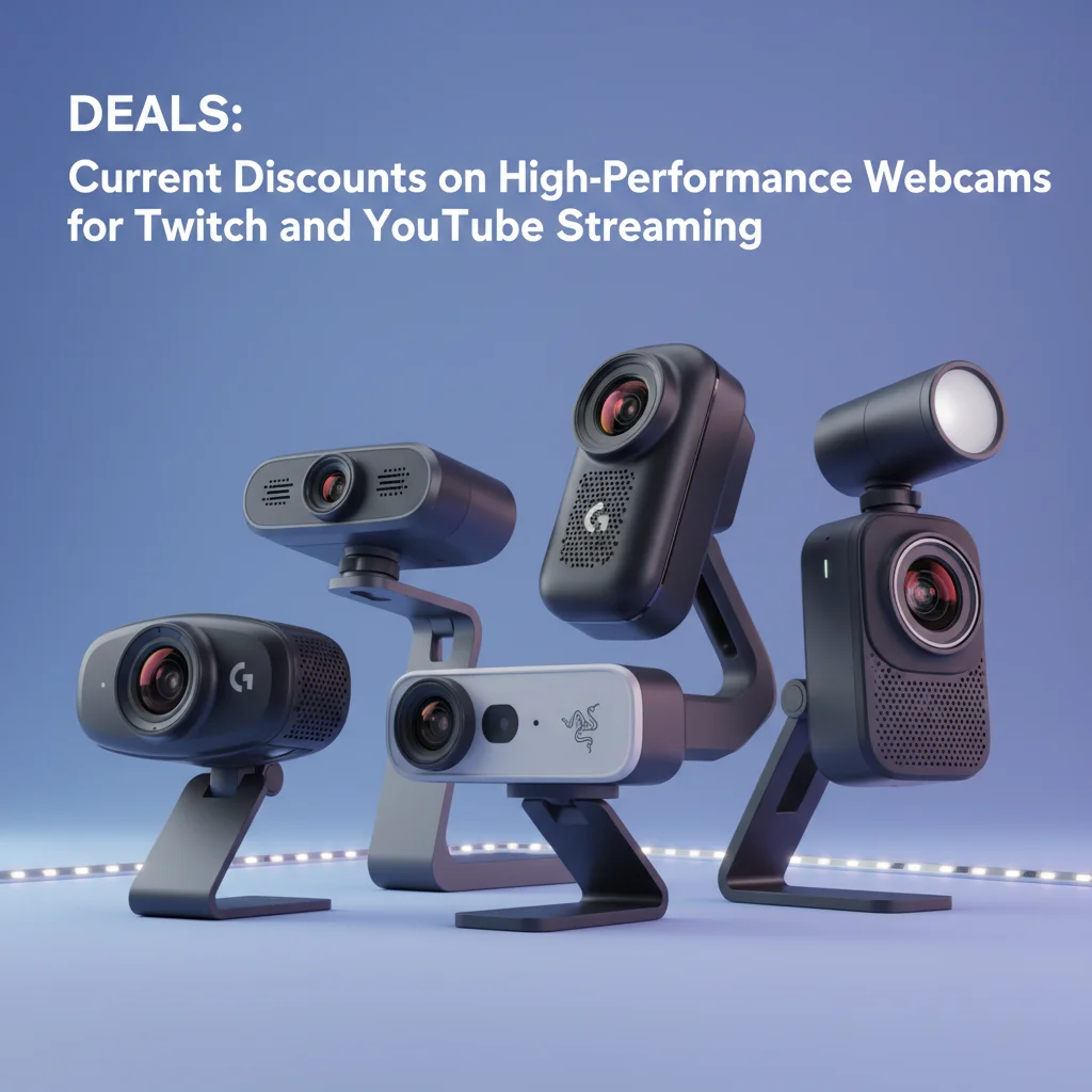 Deals: Current Discounts on High-Performance Webcams for Twitch and YouTube Streaming