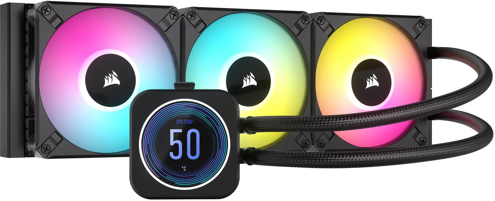 CyberPowerPC Gamer Xtreme gaming desktop with tempered glass panel and RGB cooling