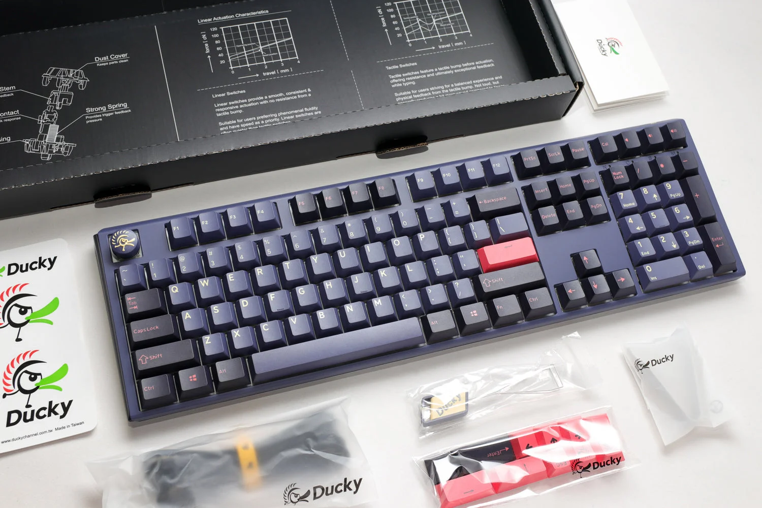 The stylish 8BitDo Retro Mechanical keyboard with its unique large buttons