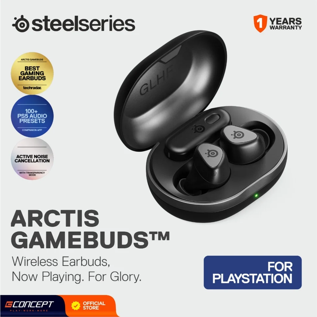 SteelSeries Arctis Nova 7 Wireless gaming headset in use.
