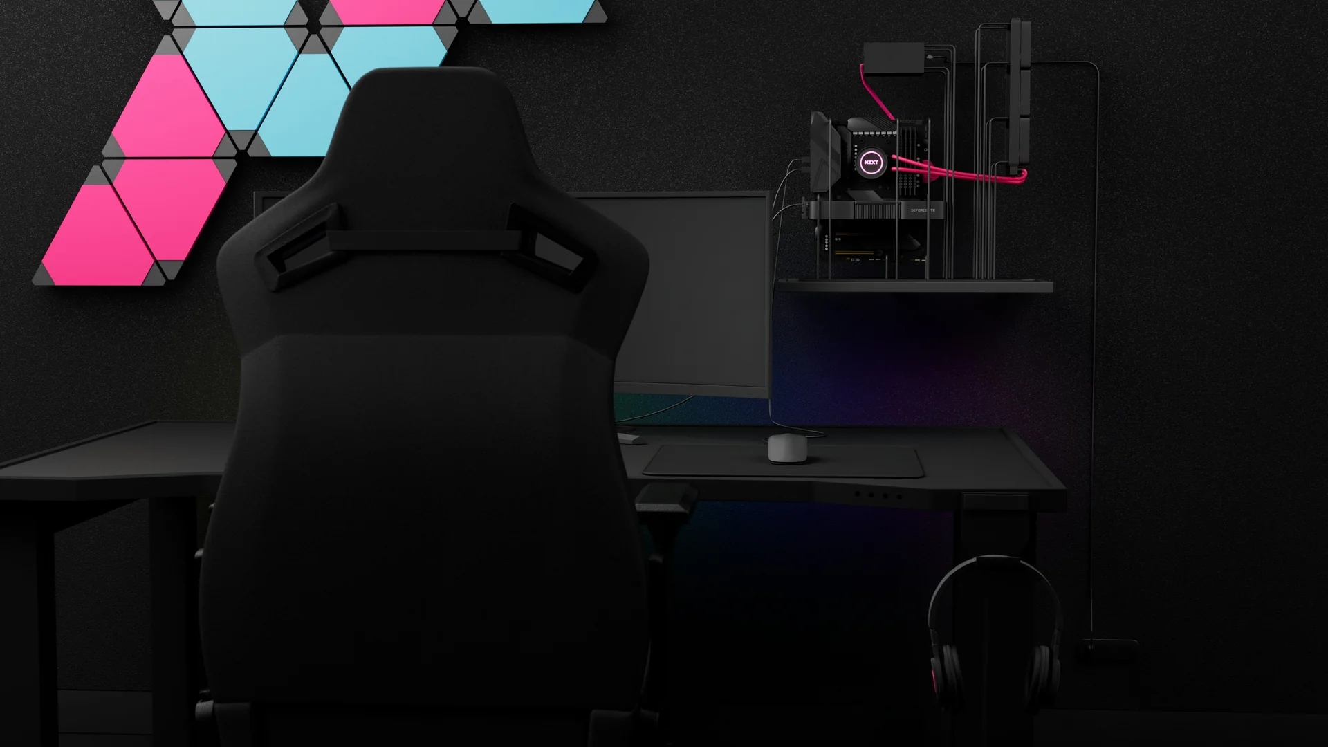 A black it in a clean room, representing budget-tier options like the Razer Enki X.